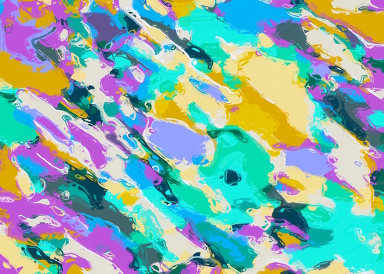 camouflage pattern painting abstract background in green blue purple yellow by Timmy333