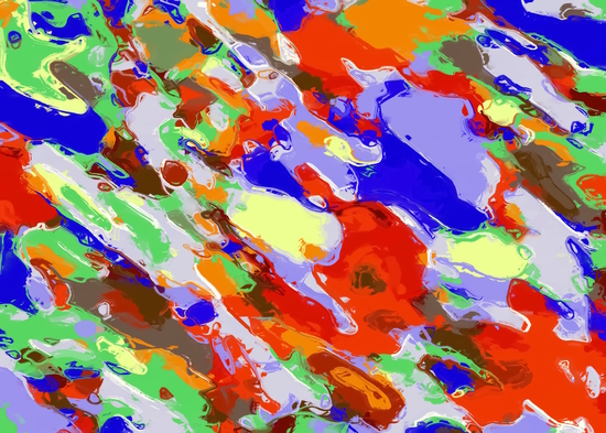 camouflage pattern painting abstract background in red blue green yellow brown purple by Timmy333