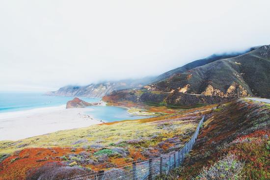 Beautiful landscape at Big Sur, California, USA by Timmy333