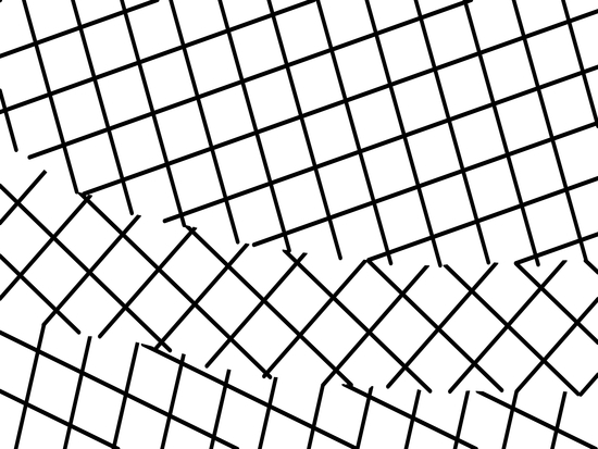 geometric square line pattern abstract background in black and white by Timmy333