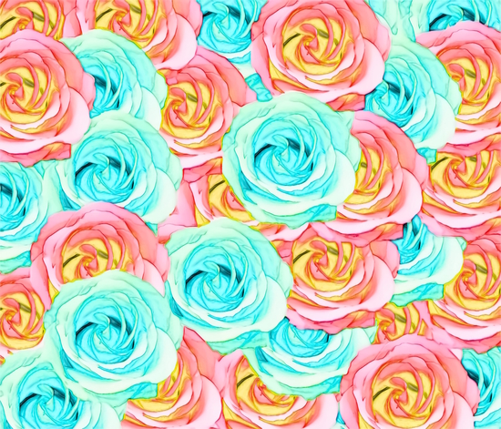 blooming rose texture pattern abstract background in red and blue by Timmy333