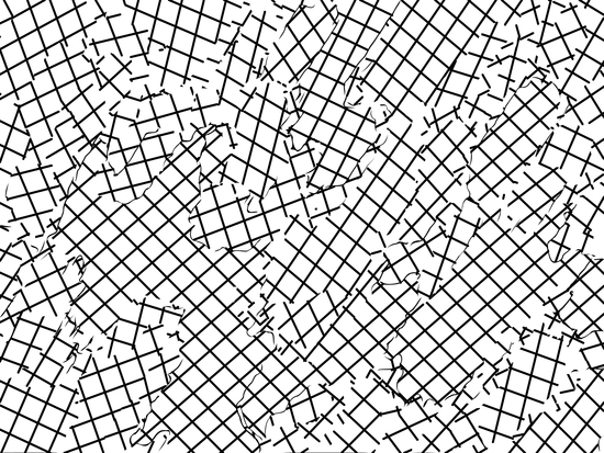 geometric square shape abstract background in black and white by Timmy333