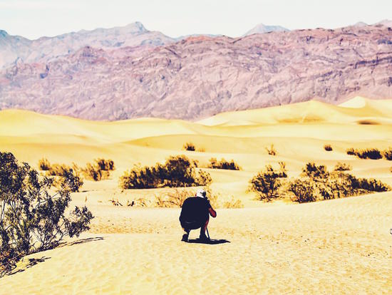 At Death Valley national park, USA in summer by Timmy333