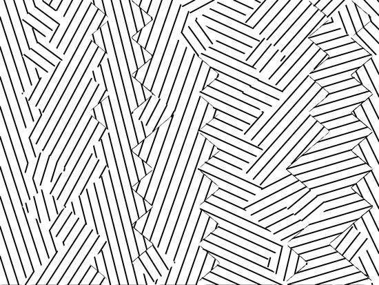 geometric line abstract pattern background in black and white by Timmy333