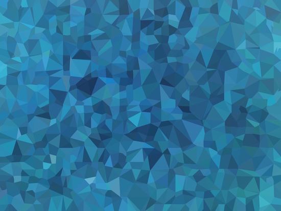 geometric triangle shape pattern abstract in blue by Timmy333