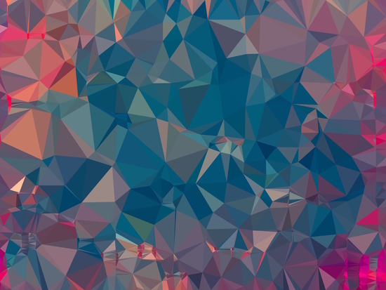 geometric triangle pattern abstract in blue and pink by Timmy333