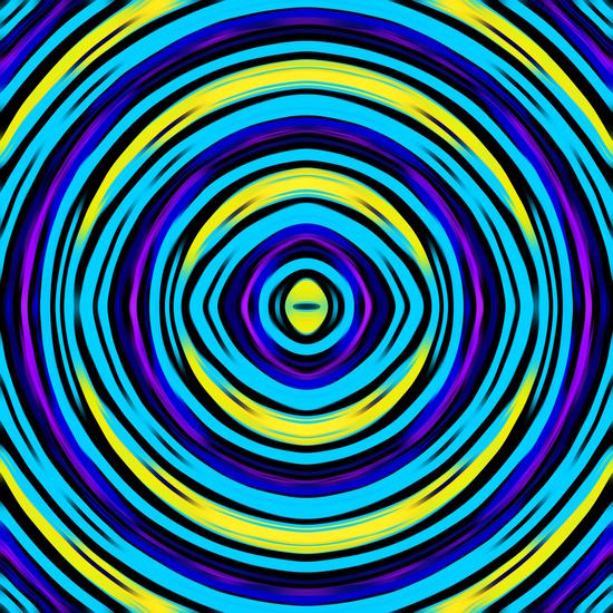 blue pink yellow circle pattern abstract background by Timmy333