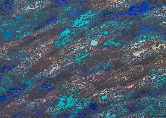 psychedelic splash painting texture abstract background in blue and black by Timmy333