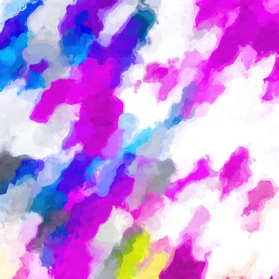 psychedelic painting texture abstract in pink purple blue yellow and white by Timmy333