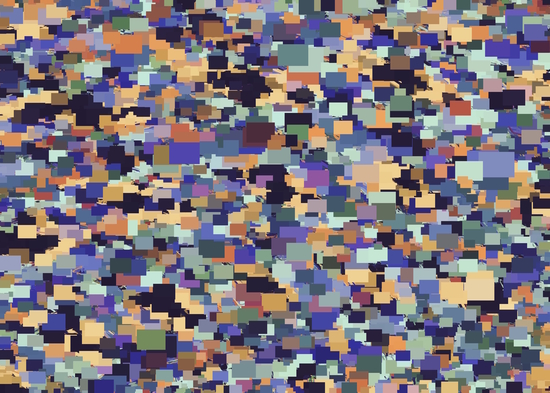 vintage geometric square pixel pattern abstract in purple blue brown by Timmy333