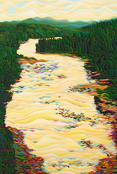 Kakabeca River Dance by Amy Ferrari Art