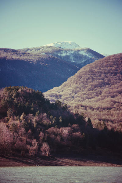 Mountains in the background XIV by Salvatore Russolillo