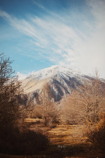 Mountains in the background XVI by Salvatore Russolillo