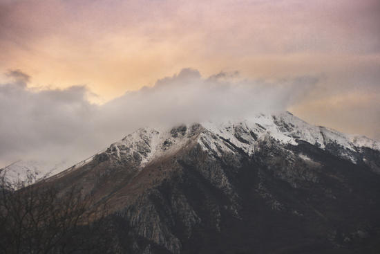 Mountains in the background XX by Salvatore Russolillo