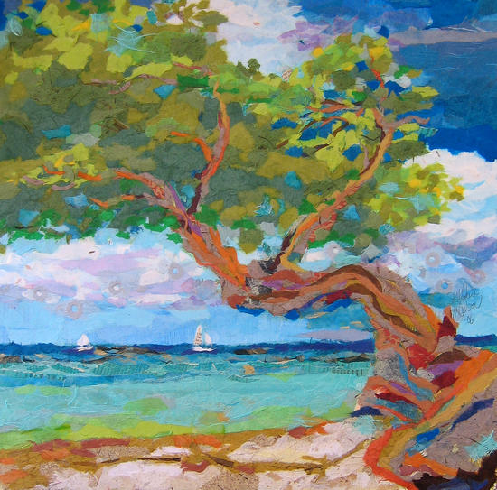 Beach Tree I by Elizabeth St. Hilaire