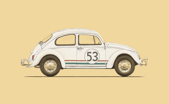 Famous Car - VW Beetle by Florent Bodart - Speakerine