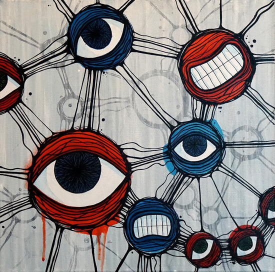 My social network is staring at me by Lev Liski