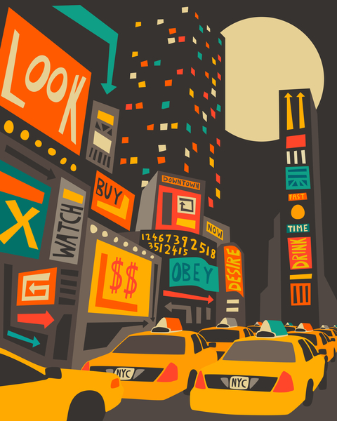 TIME SQUARE by Jazzberry Blue
