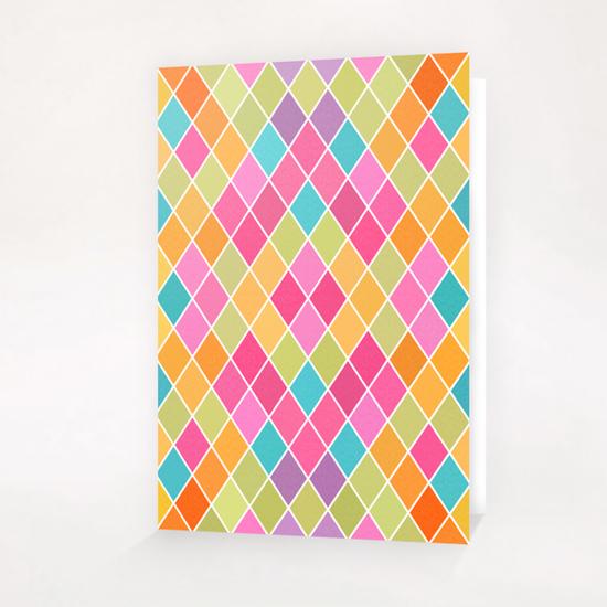 Lovely Geometric Background X 0.1 Greeting Card & Postcard by Amir Faysal