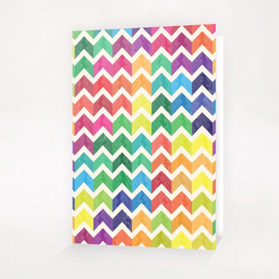 Lovely Chevron #3 Greeting Card & Postcard by Amir Faysal