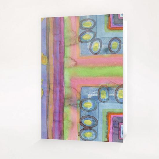  Strolling in a Colorful City Greeting Card & Postcard by Heidi Capitaine