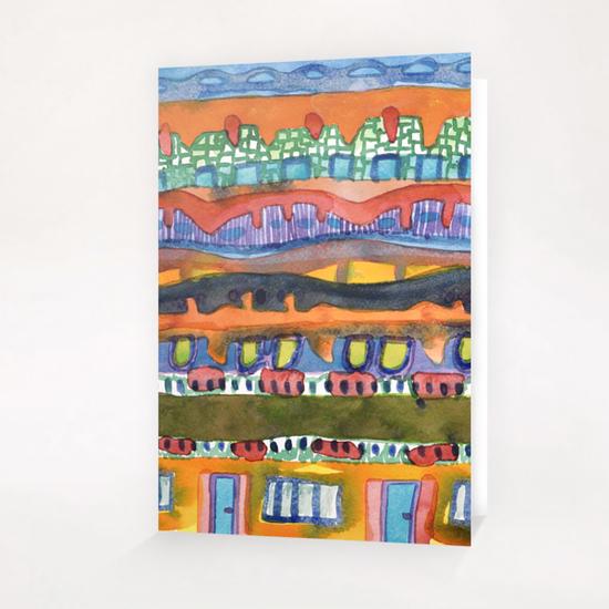 City On The Edge Of The Desert Greeting Card & Postcard by Heidi Capitaine