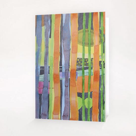 Bamboo Garden Greeting Card & Postcard by Heidi Capitaine