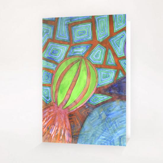 Still Life with Eggplant Greeting Card & Postcard by Heidi Capitaine