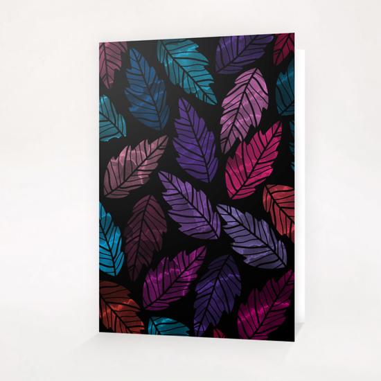 Leaves X 0.1 Greeting Card & Postcard by Amir Faysal