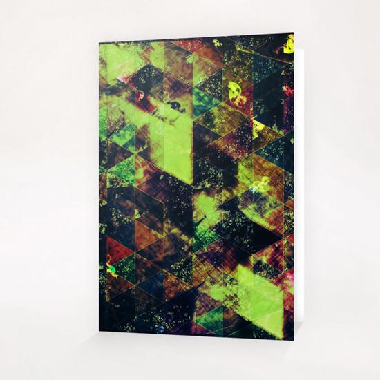 Abstract GEO X 0.24 Greeting Card & Postcard by Amir Faysal