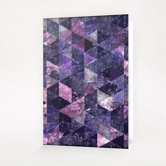 Abstract Geometric Background X 0.3 Greeting Card & Postcard by Amir Faysal