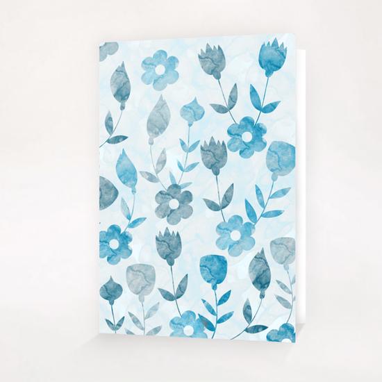 LOVELY FLORAL PATTERN X 0.8 Greeting Card & Postcard by Amir Faysal