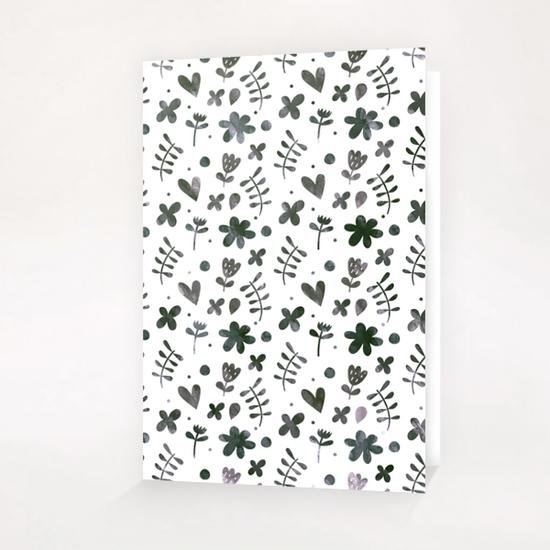 LOVELY FLORAL PATTERN X 0.3 Greeting Card & Postcard by Amir Faysal