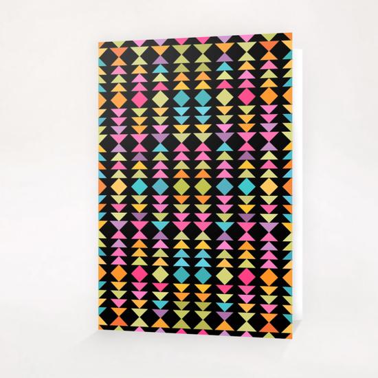 Lovely Geometric Pattern Greeting Card & Postcard by Amir Faysal