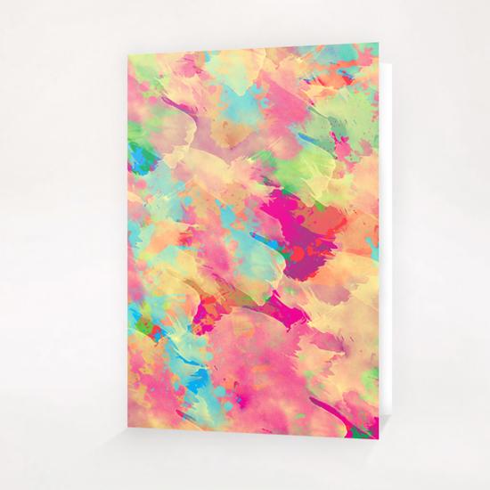 Abstract painting X 0.2 Greeting Card & Postcard by Amir Faysal