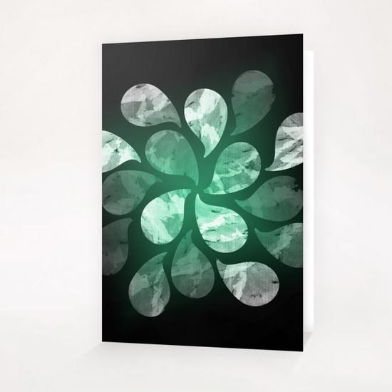 Abstract Water Drops Greeting Card & Postcard by Amir Faysal