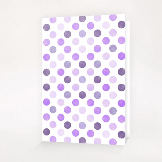 Watercolor Polka Dots  Greeting Card & Postcard by Amir Faysal