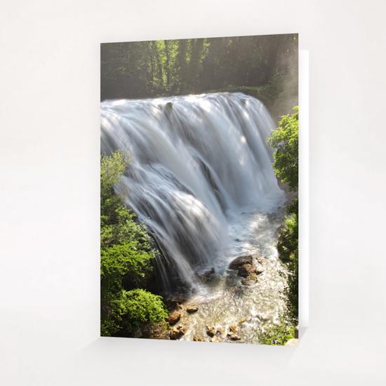 Cascata Greeting Card & Postcard by Salvatore Russolillo