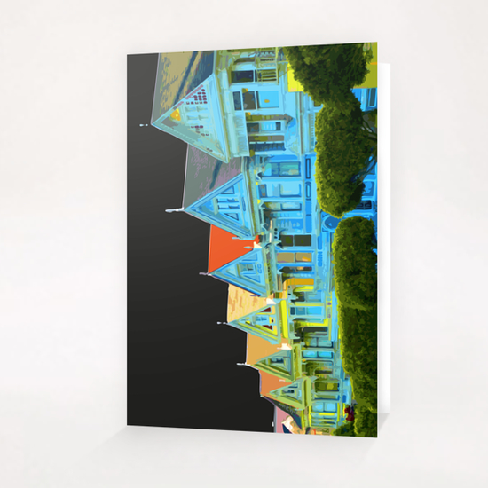 Alamo Square Greeting Card & Postcard by Vic Storia