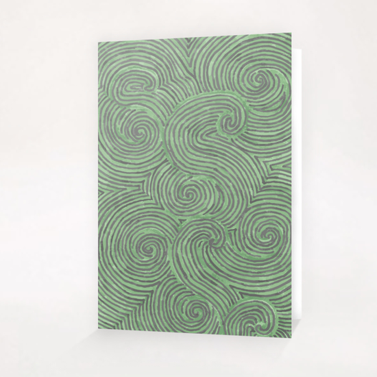 Swirl Power Greeting Card & Postcard by ShinyJill