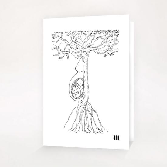 Arbre de Vie Greeting Card & Postcard by Mathilde MILLERANT