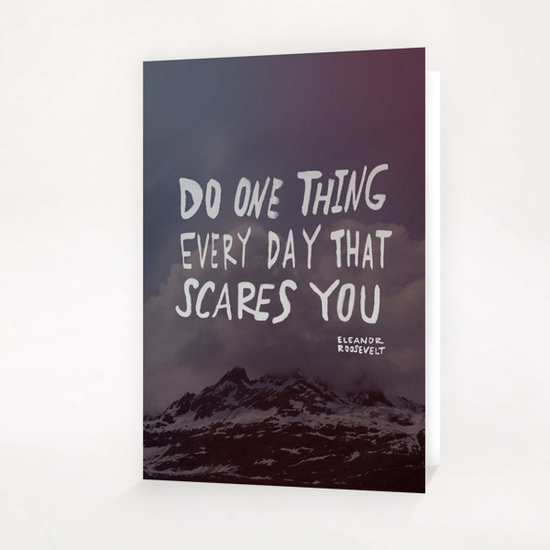 Scares You Greeting Card & Postcard by Leah Flores