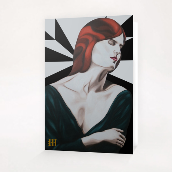 L'Assoupie Greeting Card & Postcard by Mathilde MILLERANT