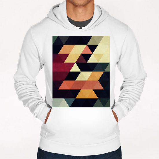 Pattern cosmic triangles Hoodie by Vitor Costa