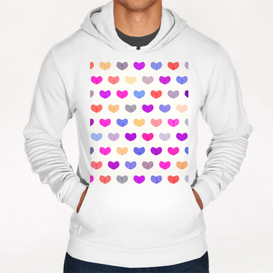 Cute Hearts #2 Hoodie by Amir Faysal