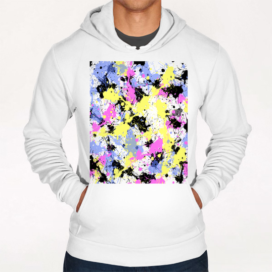 Paint Splash X 0.1 Hoodie by Amir Faysal