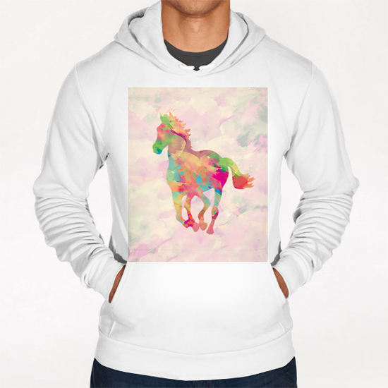 Abstract Horse  Hoodie by Amir Faysal