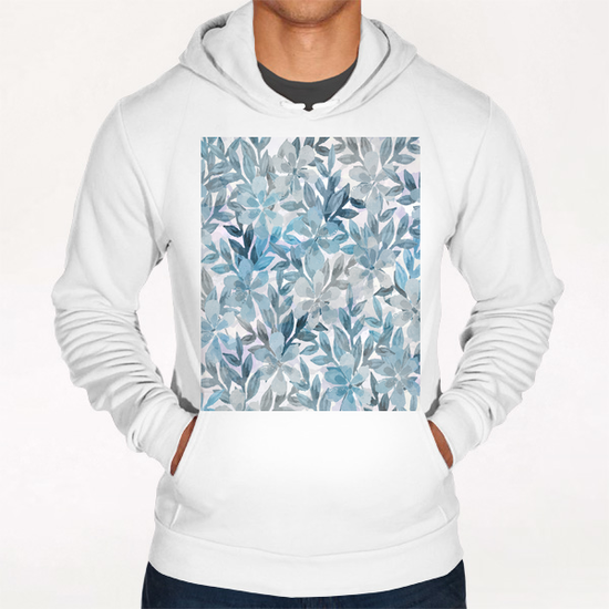 Watercolor Botanical garden X 0.1 Hoodie by Amir Faysal