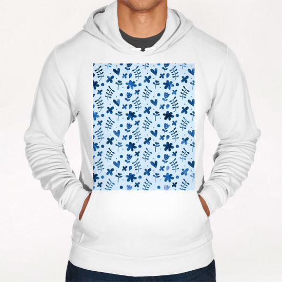 LOVELY FLORAL PATTERN #4 Hoodie by Amir Faysal