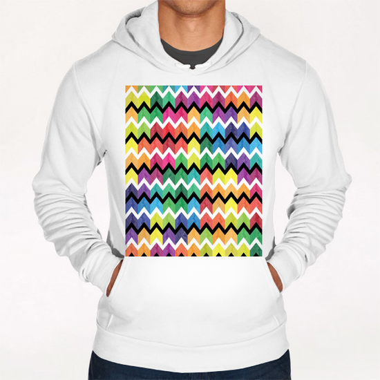 Lovely Chevron X 0.3 Hoodie by Amir Faysal